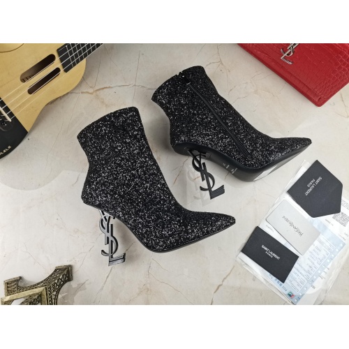 Cheap Yves Saint Laurent YSL Boots For Women #1139338 Replica Wholesale [$125.00 USD] [ITEM#1139338] on Replica Yves Saint Laurent YSL Boots