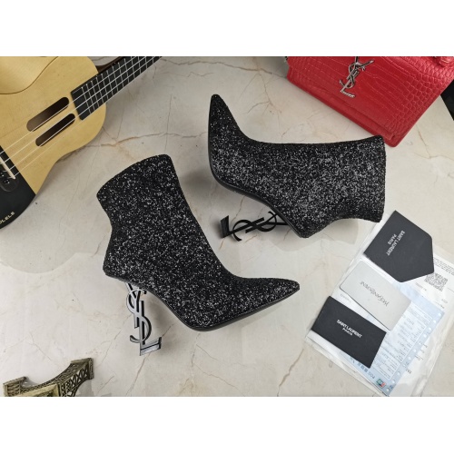 Cheap Yves Saint Laurent YSL Boots For Women #1139338 Replica Wholesale [$125.00 USD] [ITEM#1139338] on Replica Yves Saint Laurent YSL Boots