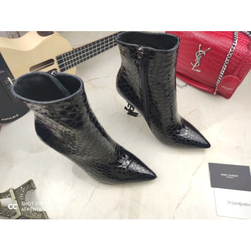 Cheap Yves Saint Laurent YSL Boots For Women #1139340 Replica Wholesale [$130.00 USD] [ITEM#1139340] on Replica Yves Saint Laurent YSL Boots