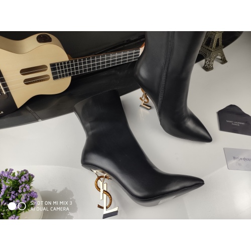 Cheap Yves Saint Laurent YSL Boots For Women #1139346 Replica Wholesale [$130.00 USD] [ITEM#1139346] on Replica Yves Saint Laurent YSL Boots
