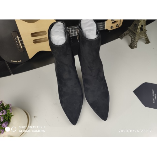 Cheap Yves Saint Laurent YSL Boots For Women #1139347 Replica Wholesale [$130.00 USD] [ITEM#1139347] on Replica Yves Saint Laurent YSL Boots