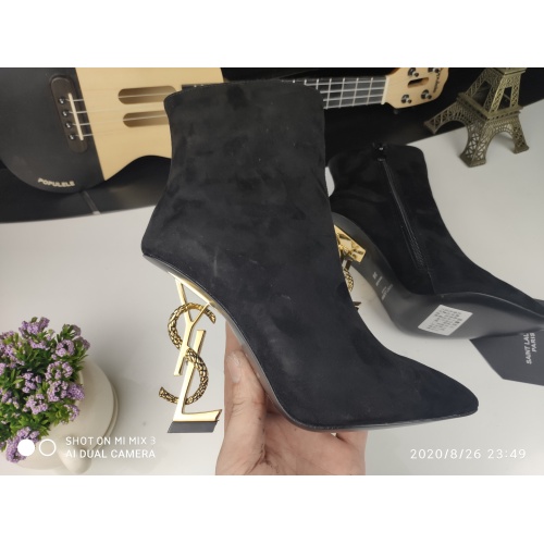 Cheap Yves Saint Laurent YSL Boots For Women #1139347 Replica Wholesale [$130.00 USD] [ITEM#1139347] on Replica Yves Saint Laurent YSL Boots