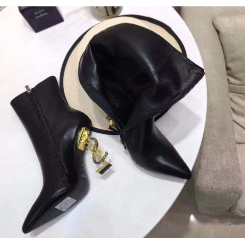 Cheap Yves Saint Laurent YSL Boots For Women #1139392 Replica Wholesale [$130.00 USD] [ITEM#1139392] on Replica Yves Saint Laurent YSL Boots
