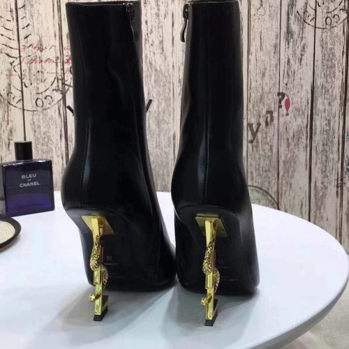 Cheap Yves Saint Laurent YSL Boots For Women #1139392 Replica Wholesale [$130.00 USD] [ITEM#1139392] on Replica Yves Saint Laurent YSL Boots