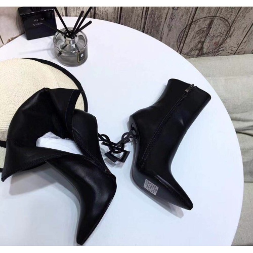 Cheap Yves Saint Laurent YSL Boots For Women #1139395 Replica Wholesale [$125.00 USD] [ITEM#1139395] on Replica Yves Saint Laurent YSL Boots