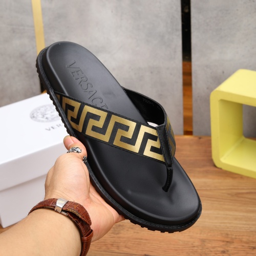 Cheap Versace Slippers For Men #1139396 Replica Wholesale [$52.00 USD] [ITEM#1139396] on Replica Versace Slippers