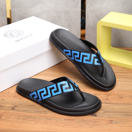 Cheap Versace Slippers For Men #1139398 Replica Wholesale [$52.00 USD] [ITEM#1139398] on Replica Versace Slippers