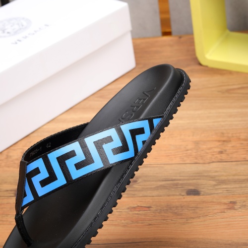 Cheap Versace Slippers For Men #1139398 Replica Wholesale [$52.00 USD] [ITEM#1139398] on Replica Versace Slippers