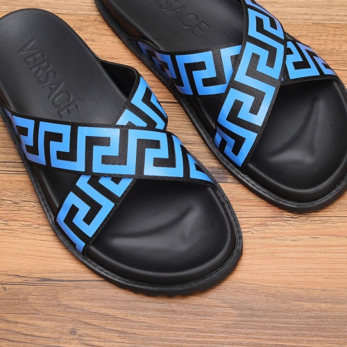 Cheap Versace Slippers For Men #1139400 Replica Wholesale [$52.00 USD] [ITEM#1139400] on Replica Versace Slippers