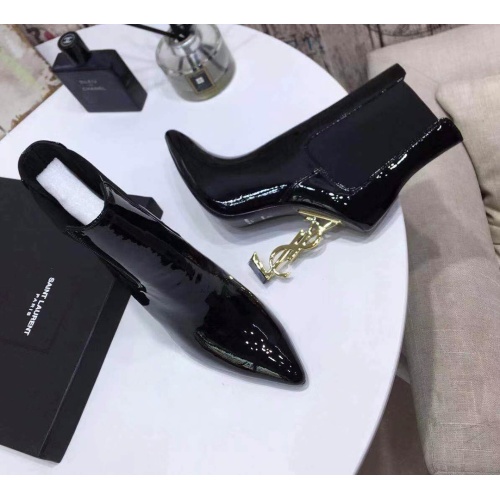Cheap Yves Saint Laurent YSL Boots For Women #1139404 Replica Wholesale [$125.00 USD] [ITEM#1139404] on Replica Yves Saint Laurent YSL Boots