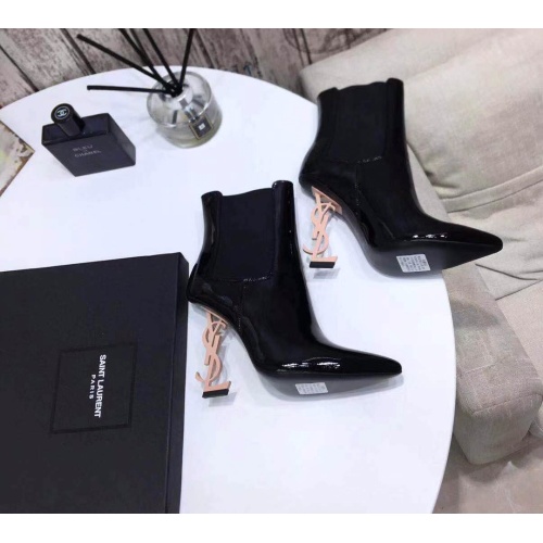 Cheap Yves Saint Laurent YSL Boots For Women #1139405 Replica Wholesale [$125.00 USD] [ITEM#1139405] on Replica Yves Saint Laurent YSL Boots