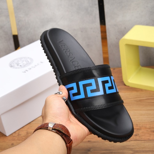Cheap Versace Slippers For Men #1139410 Replica Wholesale [$52.00 USD] [ITEM#1139410] on Replica Versace Slippers