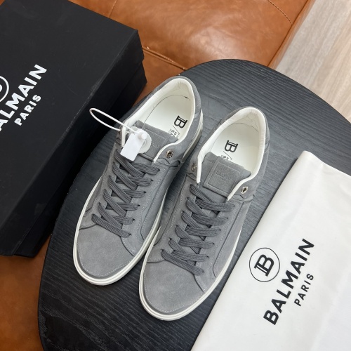 Cheap Balmain Casual Shoes For Men #1139596 Replica Wholesale [$80.00 USD] [ITEM#1139596] on Replica Balmain Casual Shoes