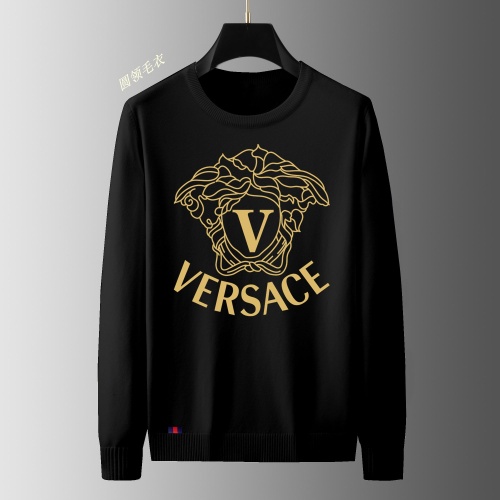 Cheap Versace Sweaters Long Sleeved For Men #1139747 Replica Wholesale [$48.00 USD] [ITEM#1139747] on Replica Versace Sweaters
