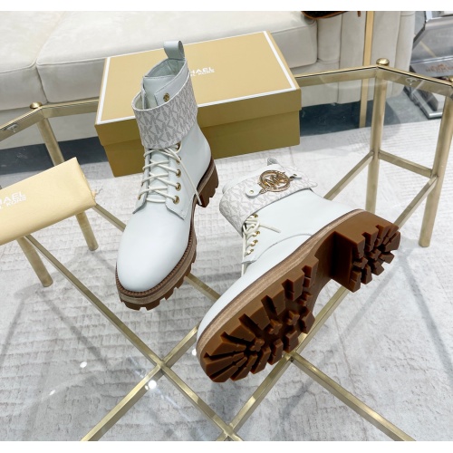 Cheap Michael Kors Boots For Women #1139876 Replica Wholesale [$135.00 USD] [ITEM#1139876] on Replica Michael Kors Shoes