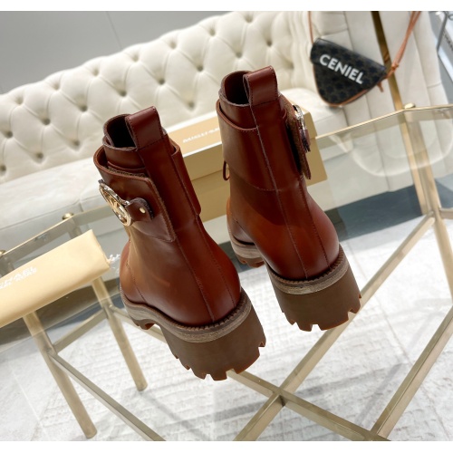 Cheap Michael Kors Boots For Women #1139877 Replica Wholesale [$135.00 USD] [ITEM#1139877] on Replica Michael Kors Shoes