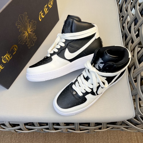 Cheap Chrome Hearts High Tops Shoes For Men #1140097 Replica Wholesale [$140.00 USD] [ITEM#1140097] on Replica Chrome Hearts High Tops Shoes