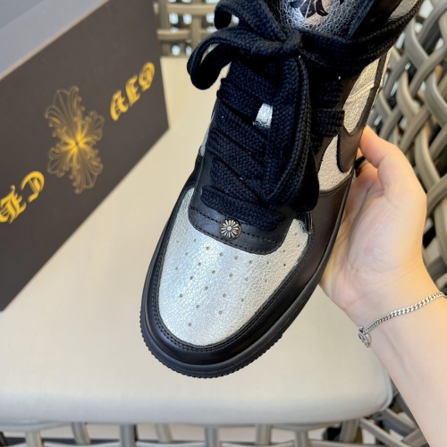 Cheap Chrome Hearts High Tops Shoes For Men #1140098 Replica Wholesale [$140.00 USD] [ITEM#1140098] on Replica Chrome Hearts High Tops Shoes