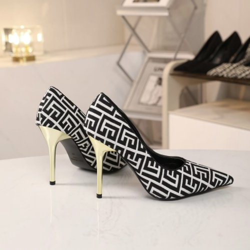 Cheap Balmain High-Heeled Shoes For Women #1140146 Replica Wholesale [$82.00 USD] [ITEM#1140146] on Replica Balmain High-Heeled Shoes