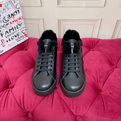 Cheap Dolce &amp; Gabbana D&amp;G Casual Shoes For Women #1140390 Replica Wholesale [$112.00 USD] [ITEM#1140390] on Replica Dolce &amp; Gabbana D&amp;G Casual Shoes