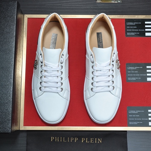Cheap Philipp Plein Casual Shoes For Men #1140434 Replica Wholesale [$85.00 USD] [ITEM#1140434] on Replica Philipp Plein PP Casual Shoes