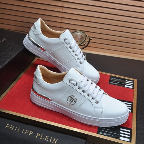 Cheap Philipp Plein Casual Shoes For Men #1140434 Replica Wholesale [$85.00 USD] [ITEM#1140434] on Replica Philipp Plein PP Casual Shoes