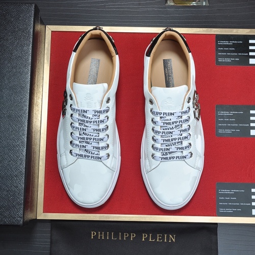 Cheap Philipp Plein Casual Shoes For Men #1140438 Replica Wholesale [$85.00 USD] [ITEM#1140438] on Replica Philipp Plein PP Casual Shoes