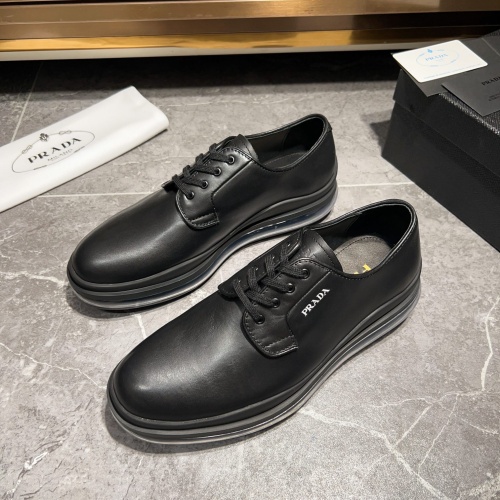 Cheap Prada Leather Shoes For Men #1140500 Replica Wholesale [$160.00 USD] [ITEM#1140500] on Replica Prada Leather Shoes