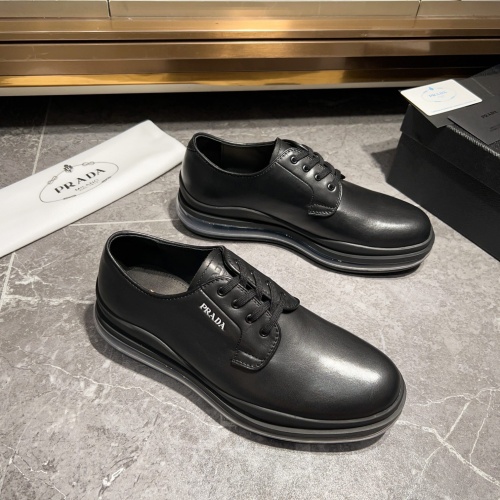 Cheap Prada Leather Shoes For Men #1140500 Replica Wholesale [$160.00 USD] [ITEM#1140500] on Replica Prada Leather Shoes