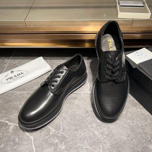 Cheap Prada Leather Shoes For Men #1140500 Replica Wholesale [$160.00 USD] [ITEM#1140500] on Replica Prada Leather Shoes