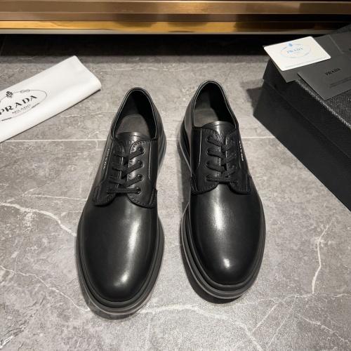 Cheap Prada Leather Shoes For Men #1140500 Replica Wholesale [$160.00 USD] [ITEM#1140500] on Replica Prada Leather Shoes