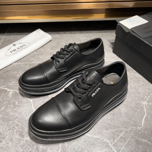 Cheap Prada Leather Shoes For Men #1140501 Replica Wholesale [$160.00 USD] [ITEM#1140501] on Replica Prada Leather Shoes