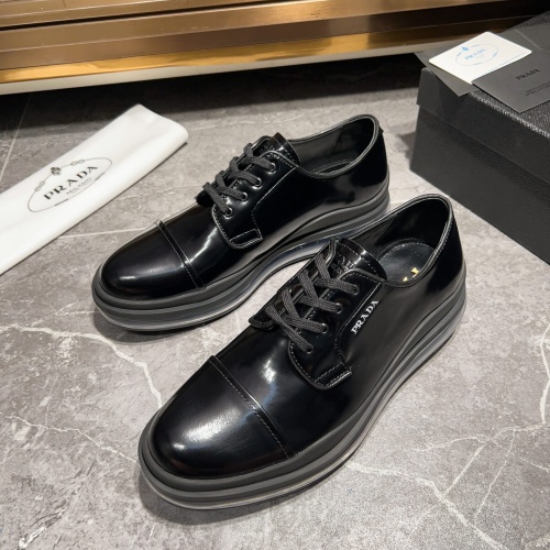 Cheap Prada Leather Shoes For Men #1140502 Replica Wholesale [$160.00 USD] [ITEM#1140502] on Replica Prada Leather Shoes