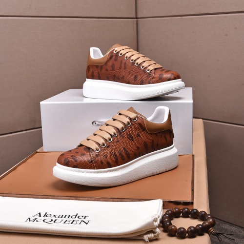 Cheap Alexander McQueen Casual Shoes For Men #1140553 Replica Wholesale [$98.00 USD] [ITEM#1140553] on Replica Alexander McQueen Casual Shoes