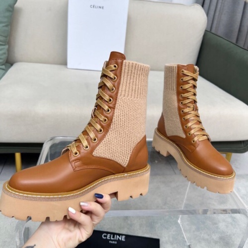 Cheap Celine Boots For Women #1140779 Replica Wholesale [$108.00 USD] [ITEM#1140779] on Replica Celine Boots