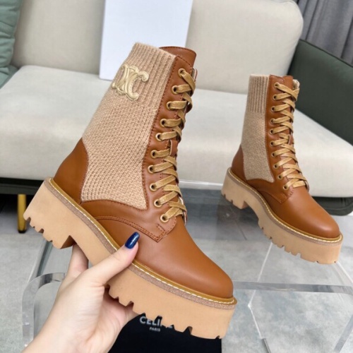 Cheap Celine Boots For Women #1140779 Replica Wholesale [$108.00 USD] [ITEM#1140779] on Replica Celine Boots