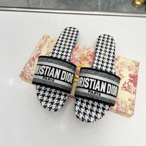 Cheap Christian Dior Slippers For Women #1140785 Replica Wholesale [$72.00 USD] [ITEM#1140785] on Replica Christian Dior Slippers