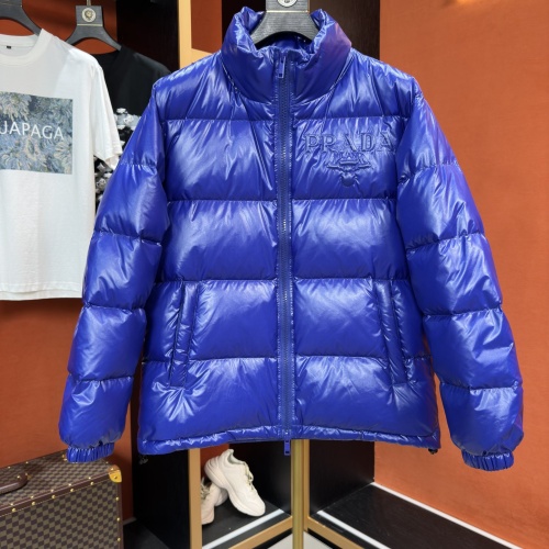 Cheap Prada Down Feather Coat Long Sleeved For Men #1140788 Replica Wholesale [$185.00 USD] [ITEM#1140788] on Replica Prada Down Feather Coat