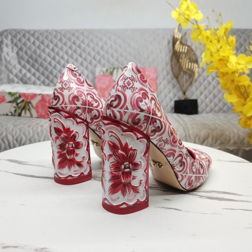 Cheap Dolce &amp; Gabbana D&amp;G High-Heeled Shoes For Women #1140960 Replica Wholesale [$162.00 USD] [ITEM#1140960] on Replica Dolce &amp; Gabbana D&amp;G High-Heeled Shoes