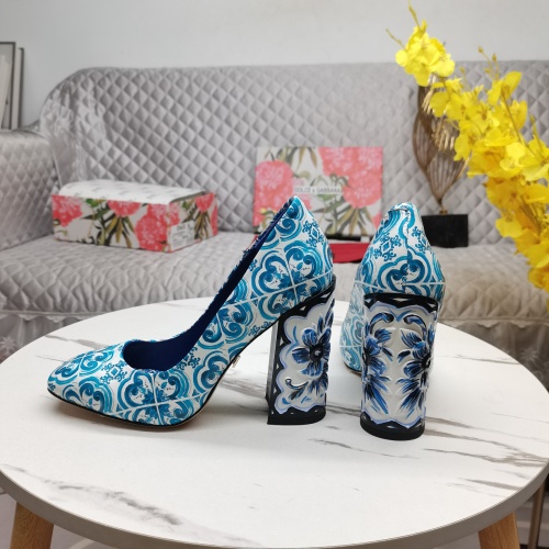 Cheap Dolce &amp; Gabbana D&amp;G High-Heeled Shoes For Women #1140961 Replica Wholesale [$162.00 USD] [ITEM#1140961] on Replica Dolce &amp; Gabbana D&amp;G High-Heeled Shoes
