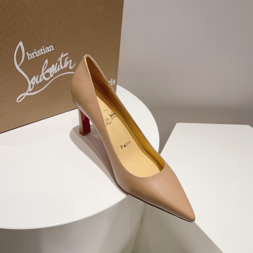 Cheap Christian Louboutin High-heeled shoes For Women #1140977 Replica Wholesale [$118.00 USD] [ITEM#1140977] on Replica Christian Louboutin High-heeled shoes