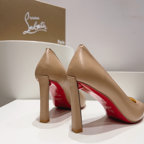 Cheap Christian Louboutin High-heeled shoes For Women #1140977 Replica Wholesale [$118.00 USD] [ITEM#1140977] on Replica Christian Louboutin High-heeled shoes