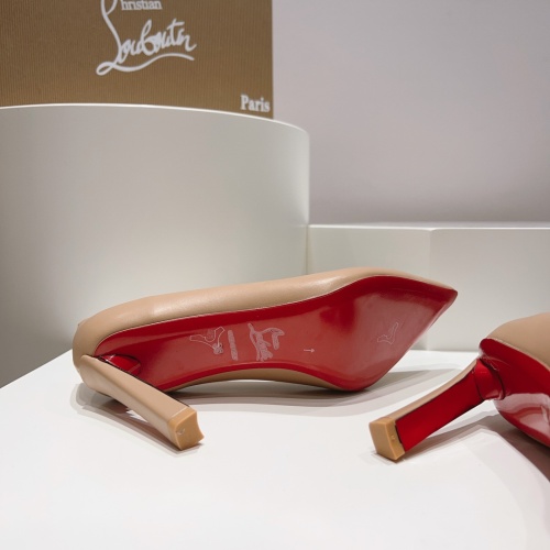 Cheap Christian Louboutin High-heeled shoes For Women #1140977 Replica Wholesale [$118.00 USD] [ITEM#1140977] on Replica Christian Louboutin High-heeled shoes