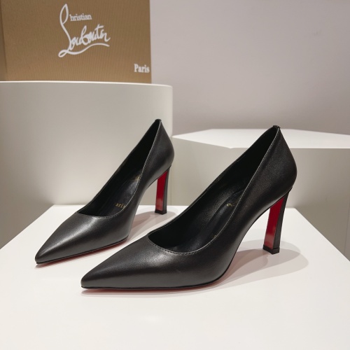 Cheap Christian Louboutin High-heeled shoes For Women #1140980 Replica Wholesale [$118.00 USD] [ITEM#1140980] on Replica Christian Louboutin High-heeled shoes