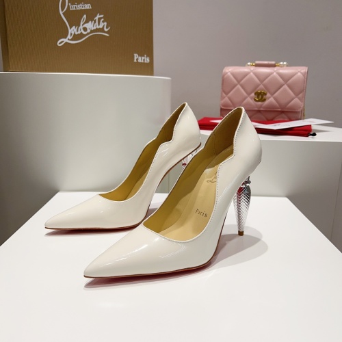 Cheap Christian Louboutin High-heeled shoes For Women #1140986 Replica Wholesale [$122.00 USD] [ITEM#1140986] on Replica Christian Louboutin High-heeled shoes