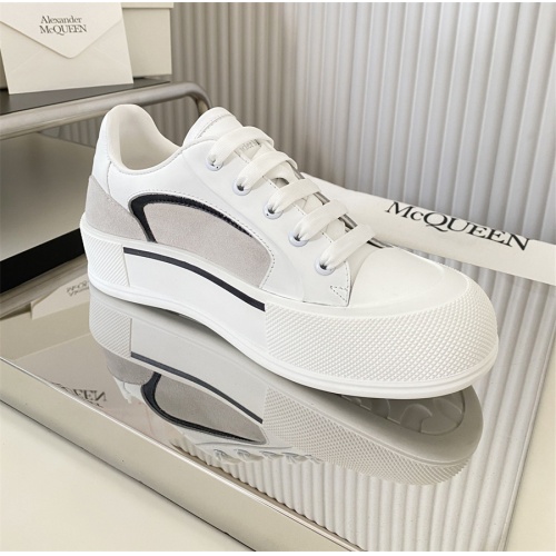 Cheap Alexander McQueen Casual Shoes For Men #1141049 Replica Wholesale [$98.00 USD] [ITEM#1141049] on Replica Alexander McQueen Casual Shoes