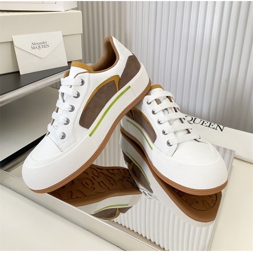 Cheap Alexander McQueen Casual Shoes For Men #1141053 Replica Wholesale [$98.00 USD] [ITEM#1141053] on Replica Alexander McQueen Casual Shoes
