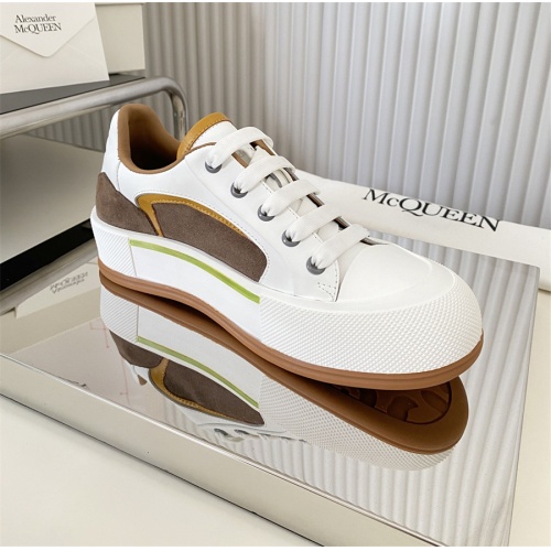 Cheap Alexander McQueen Casual Shoes For Men #1141053 Replica Wholesale [$98.00 USD] [ITEM#1141053] on Replica Alexander McQueen Casual Shoes