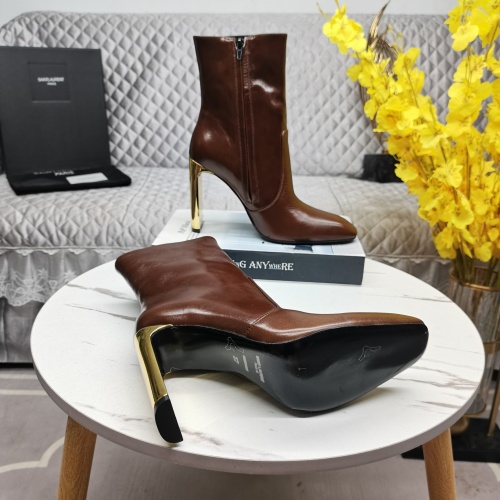 Cheap Yves Saint Laurent YSL Boots For Women #1141081 Replica Wholesale [$150.00 USD] [ITEM#1141081] on Replica Yves Saint Laurent YSL Boots