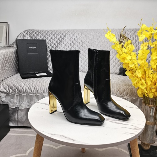 Cheap Yves Saint Laurent YSL Boots For Women #1141082 Replica Wholesale [$150.00 USD] [ITEM#1141082] on Replica Yves Saint Laurent YSL Boots